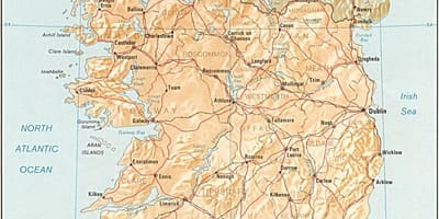 ನಕ್ಷೆ ದೊಡ್ಡ ನಕ್ಷೆ ಐರ್ಲೆಂಡ್ ಮಾರಾಟ
