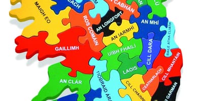 ನಕ್ಷೆ ನಕ್ಷೆ ಐರ್ಲೆಂಡ್ ಎಂದು gaeilge
