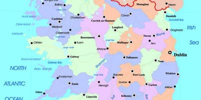 ನಕ್ಷೆ irelands